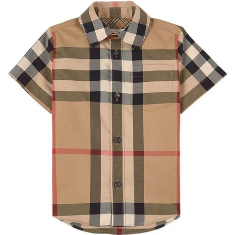 burberry brit check cuff button down shirt|Check Stretch Cotton Shirt in Archive beige .